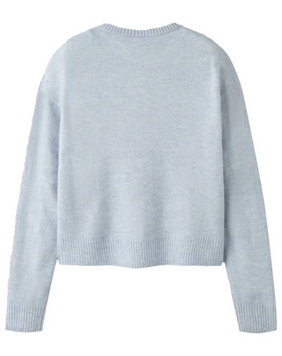 Name It - NKFKarin Knit Cardigan - Subdued Blue